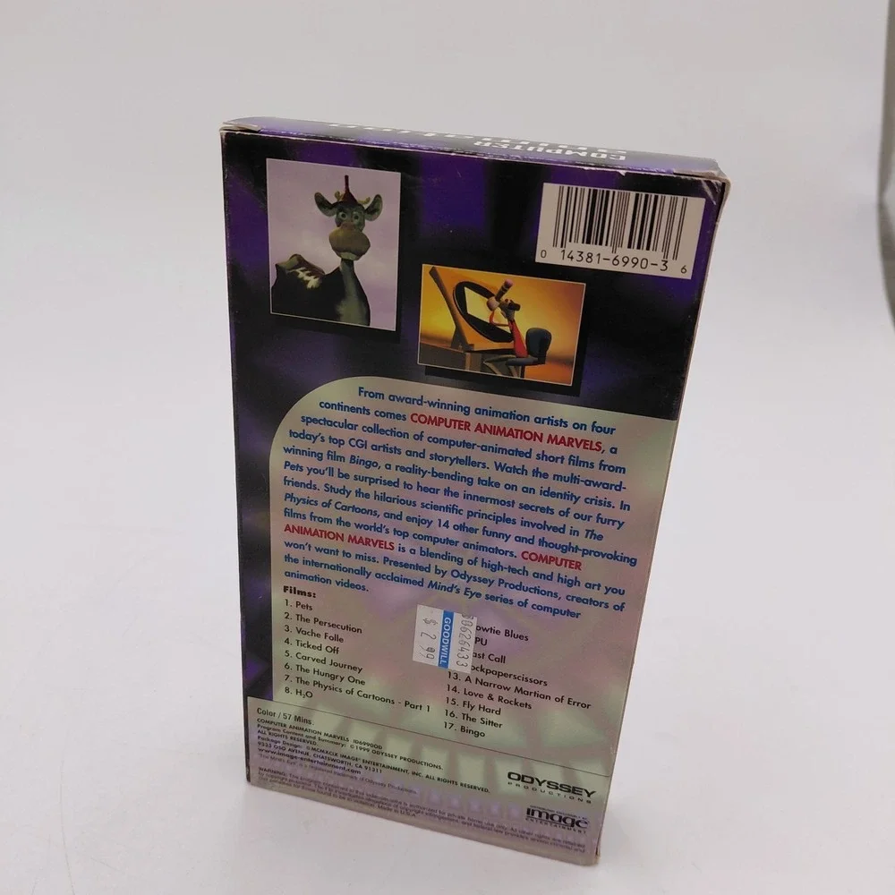 Computer Animation Marvels [VHS] Rare - Picture 2 of 4